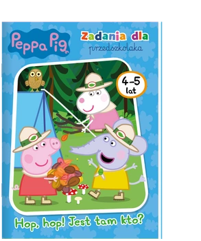Hop. hop! Jest tam kto Świnka Peppa. Zadania dla przedszkolaka. Świnka Peppa