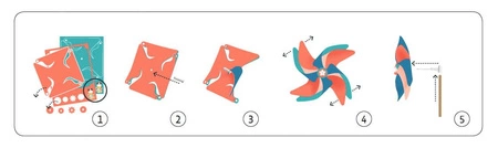 Zrób to sam - wiatraki SWEET DJ07920