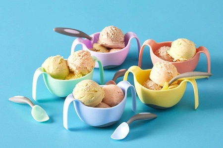 Pierwsze sztućce BLW dla niemowląt, Gelato Pistachio, b.box