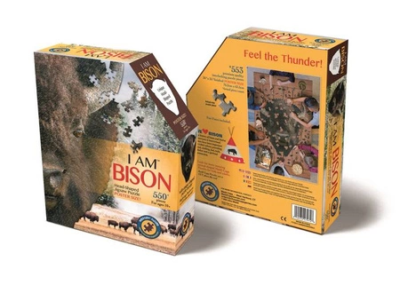 MADD CAPP, Puzzle konturowe I AM - Bizon 550 elem.