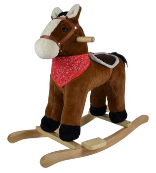 Brązowy Konik na biegunach