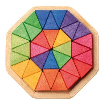 Układanka Ośmiokąt, kolorowy, 3+, Grimm's