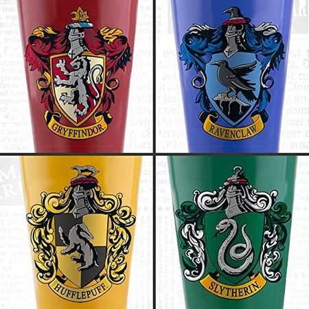 Zestaw 4 szklanek Harry Potter
