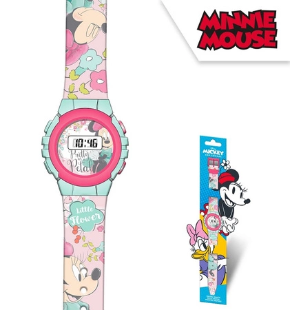 Zegarek analogowy Minnie w metalowym opakowaniu WD22133