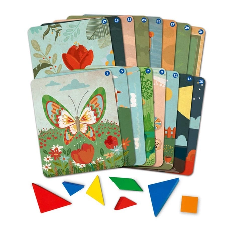 Tangram, Układanka, Łamigłówka, Piankowa Gra Logiczna