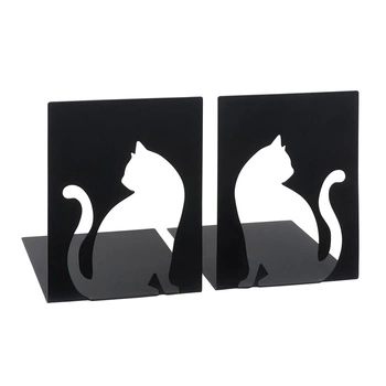 Metalowe Podpórki Do Książek - Koty