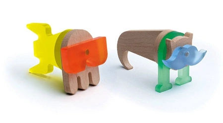 Lekkid, Konstrukcyjne klocki magnetyczne Fauna