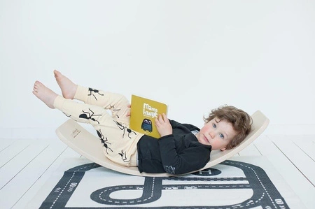 Deska do balansowania Original z filcem, Red, Wobbel