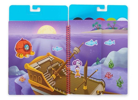 Naklejki wielorazowe Psi Patrol Restickable Stickers Flip-Flap Pad - Classic Missions Melissa & Doug 33253