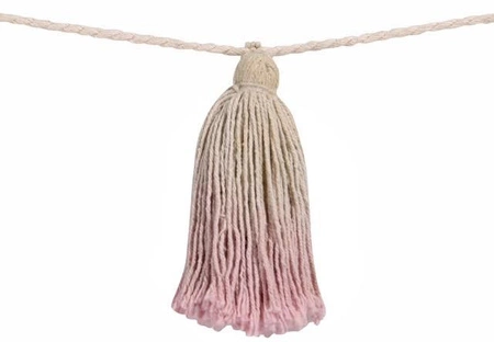Lorena Canals Girlanda Pom Pom Tie-Dye Pink