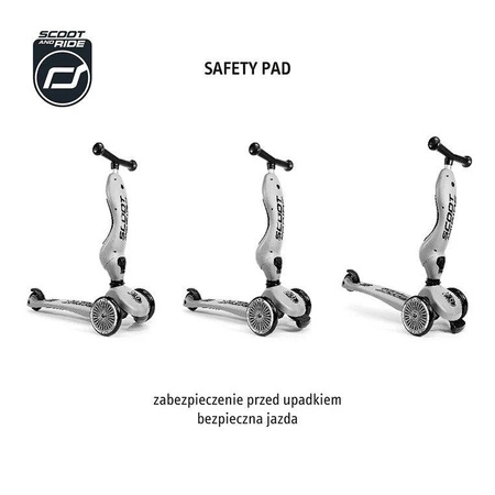 SCOOTANDRIDE Highwaykick 1 2w1 Jeździk i hulajnoga 1-5 lat Peach