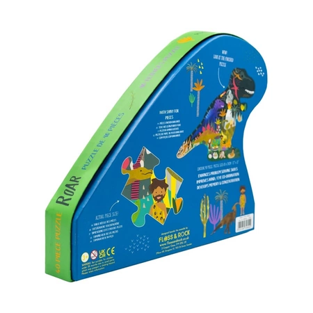 Dinozaury puzzle 40 elementów