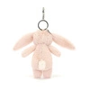 JellyCat - Breloczek Króliczek z Kwiecistymi Uszami Pudrowy Róż 17 cm