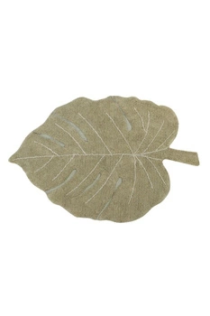 Dywan bawełniany Monstera Olive 200x285 cm Maxi Rugs Lorena Canals