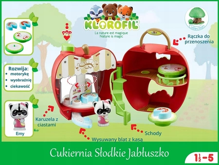 Cukiernia Słodkie Jabłuszko Klorofil otwierany Dom