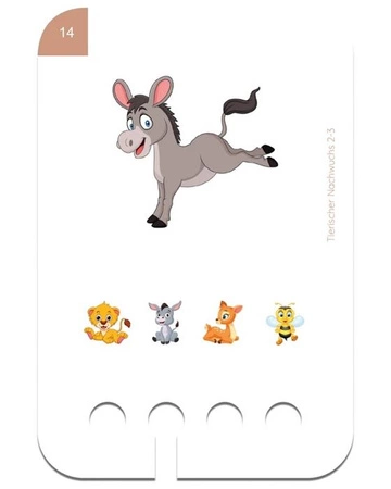 WiemTo Karty Zwierzęta i ich Dzieci 2-3 Latka