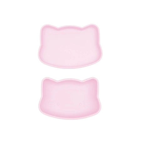 Zamykany silikonowy pojemnik Kotek We Might Be Tiny - Powder Pink