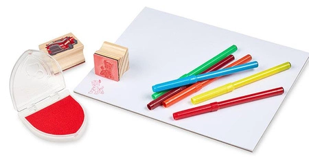 Kreatywny zestaw z pieczątkami Psi Patrol Wooden Stamps Activity Set Melissa and Doug 33264