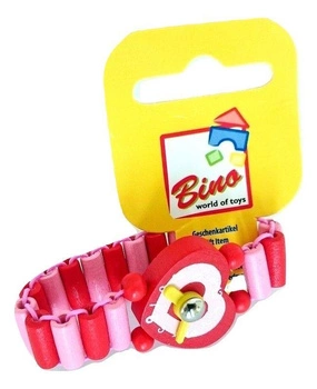 Zegarek drewniany serduszko