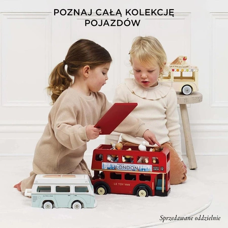 Drewniany samochód retro kawiarnia zabawka dla dzieci sklep kawa Le Toy Van