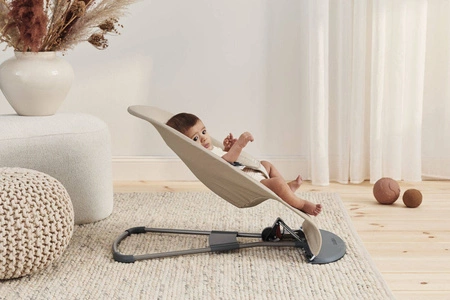 BABYBJORN - leżaczek BALANCE SOFT WOVEN - Khaki / Beżowy