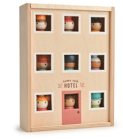 Drewniane figurki do zabawy - Folk Hotel,Tender Leaf Toys
