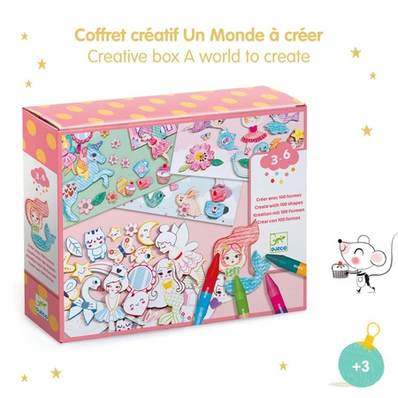 Zestaw KREATYWNY ŚWIAT DZIEWCZYNKI DJ08996