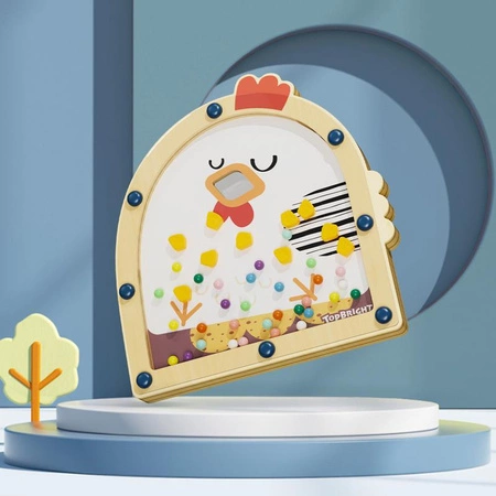 Nakarm kurę – drewniana gra zręcznościowa 36 mies.+ TOPBRIGHT