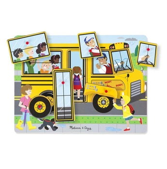 Puzzle dźwiękowe - Autobus szkolny