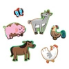 Mudpuppy Puzzle podłogowe Farma z unikalnymi kształtami 25 elementów 2+