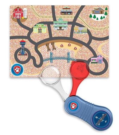 Plecak dla dzieci Psi Patrol Melissa and Doug 33271 Mały odkrywca 15 el. lornetka kompas