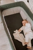 Łóżeczko turystyczne dwupoziomowe z funkcją kojca 3w1 Eazy sleep Mineral grey