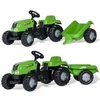 ROLLY TOYS rollyKid NH T 7040 Traktor na Pedały z przyczepką Jasno-zielony