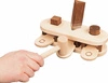 Klasyczna przebijanka z młotkiem sorter Figury 58681-Goki Nature, zabawka drewniana dla dzieci