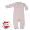 Lodger Pajacyk piżamka niemowlęca bawełniana jasny róż Basic Rib Tan r. 68