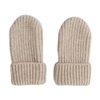 Lodger Rękawiczki dziecięce z wełny merino 100% beżowe Beige 1-2 l