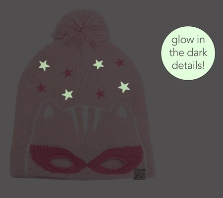 FlapJack Czapka dla Dziecka z Pomponem Kotek M/L