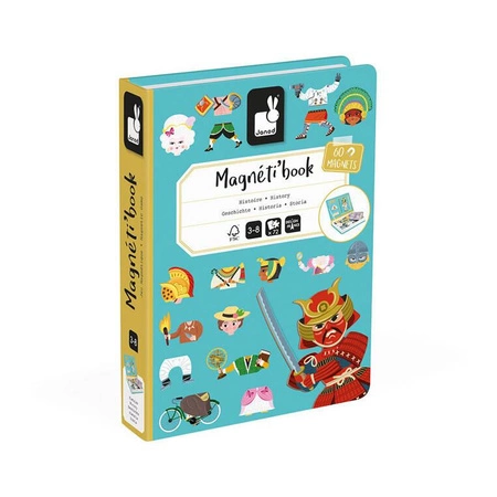 Magnetyczna układanka Historia Magnetibook 3-8 lat, Janod