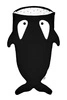Baby Bites Śpiworek Orca (2-6 l) Penguins Black