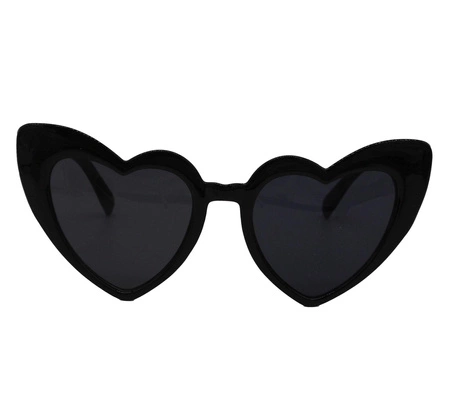 Okulary przeciwsłoneczne Elle Porte Classic - Heart Black 3-12 lat