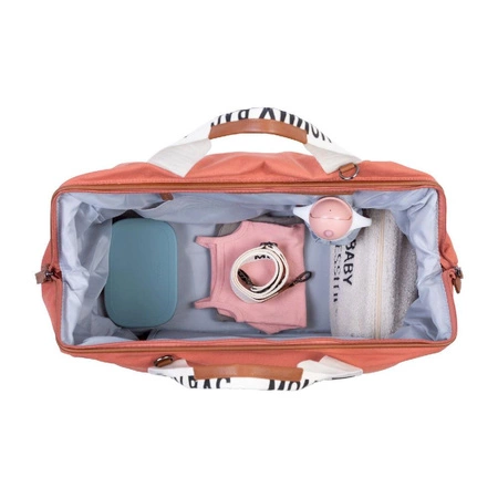 Childhome Torba Mommy Bag Signature Terracotta