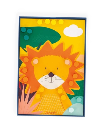 Układanka drewniana mozaika Zwierzątka 3+, Janod