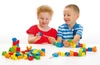 Nawlekanka z klocków gra edukacyjna kształty i kolory 96 el Erzi 42518