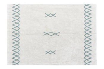 Dywan Bawełniany Atlas Natural Vintage Blue L Lorena Canals