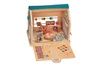LILLIPUTIENS Drewniana rozkładana Szkoła z 3 figurkami i akcesoriami 3 lata+