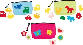 Filcowa torebka dla dziewczynki Ozdobne Trio Goki