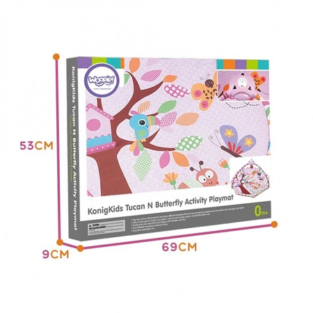 WOOPIE Interaktywna Mata Edukacyjna Sensoryczna 8 Melodii z Projektorem Tucan