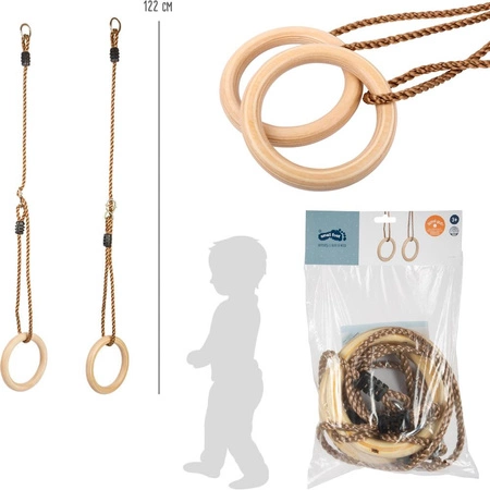 Obręcze gimnastyczne koła 11592-Small Foot, zabawy w plenerze