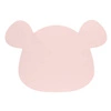 Lassig Silikonowa mata podkładka Little Chums Mysz różowa