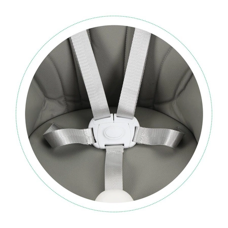 Fotelik krzesełko do karmienia 2w1 pasy 5 punktowe Ecotyos